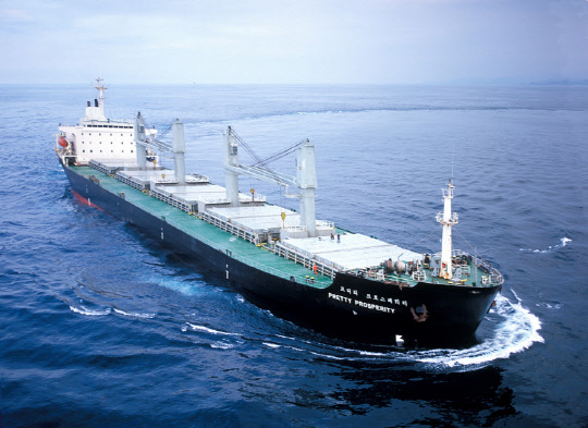 프리티 프로스페리티(Pretty Prosperity)호. <대한상선 제공>